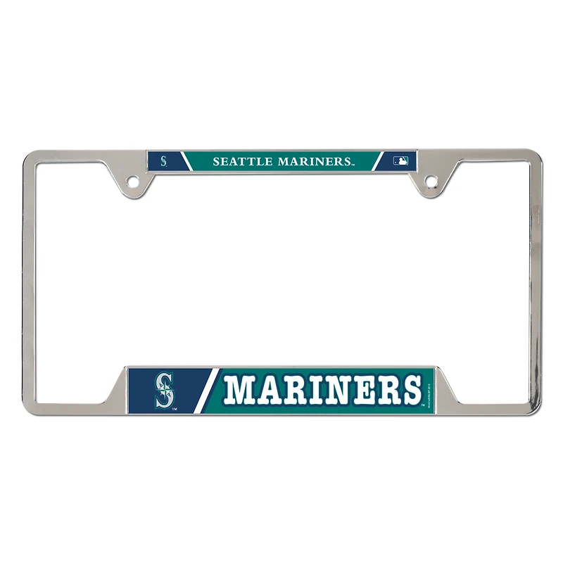 Seattle Mariners WinCraft Metal License Plate Frame