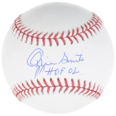 Ozzie Smith St. Louis Cardinals Autographed Baseball with "HOF 02" Inscription