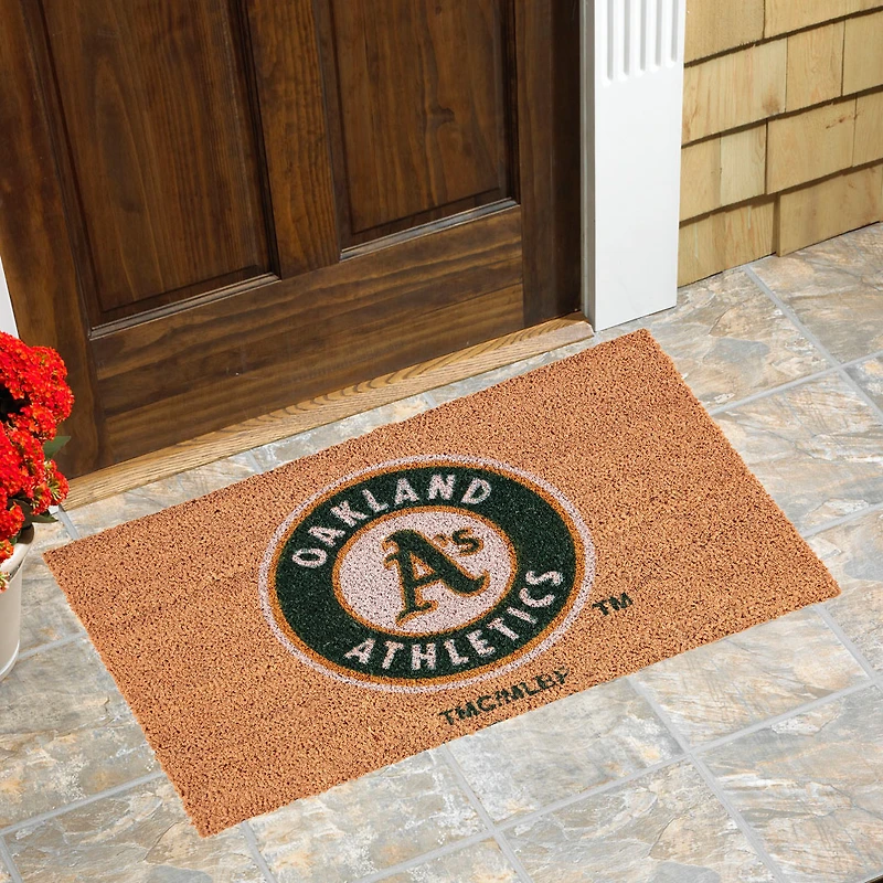Athletics Logo 20'' x 30'' Coir Doormat