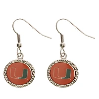 Women's Miami Hurricanes WinCraft Round Dangle Earrings