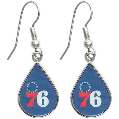 WinCraft Philadelphia 76ers Tear Drop Dangle Earrings