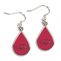 WinCraft Arkansas Razorbacks Tear Drop Dangle Earrings