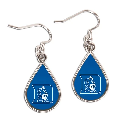 WinCraft Duke Blue Devils Tear Drop Dangle Earrings