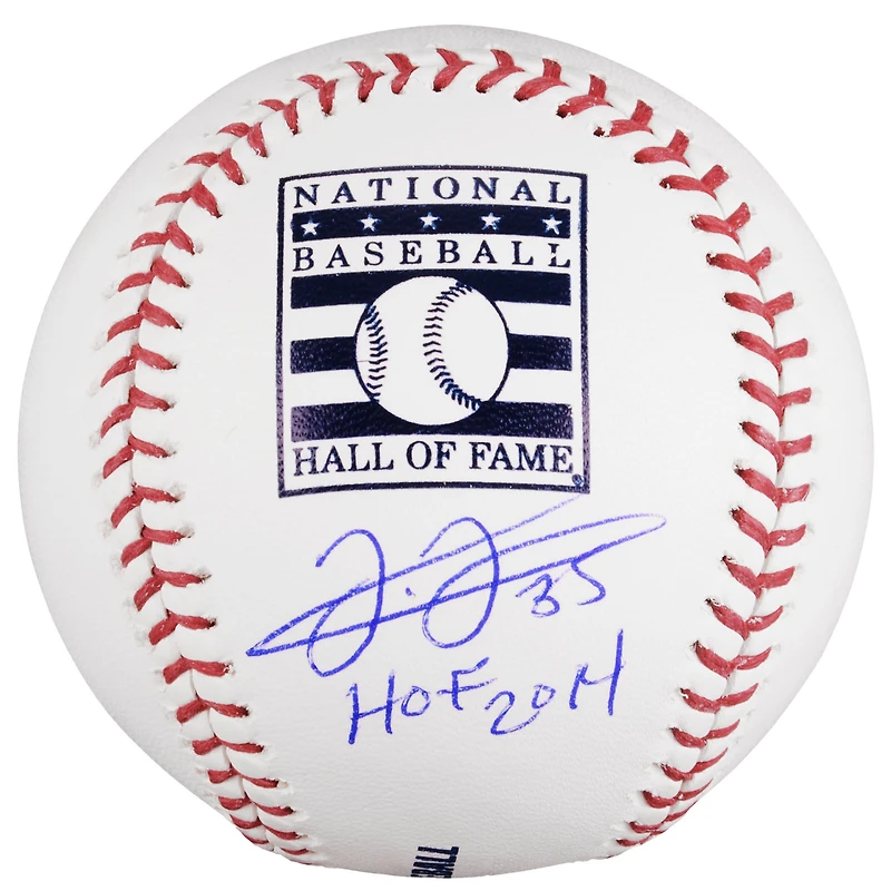 Frank Thomas Chicago White Sox Autographed HOF Logo Baseball with HOF 14 Inscription