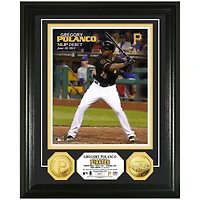 Gregory Polanco Pittsburgh Pirates MLB Debut Gold Coin Photomint