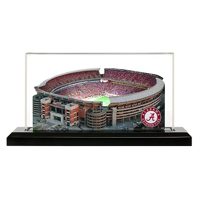 Alabama Crimson Tide 9" x 4" Light Up Stadium with Display Case