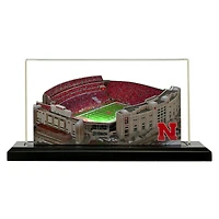 Nebraska Huskers 9" x 4" Light Up Stadium with Display Case