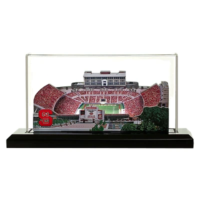 NC State Wolfpack 9" x 4" Light Up Stadium with Display Case