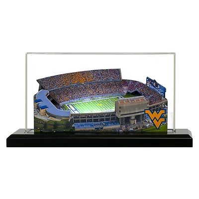West Virginia Mountaineers 9" x 4" Light Up Stadium with Display Case