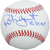 Robin Yount Milwaukee Brewers Autographed Baseball with "82/89 MVP" Inscription