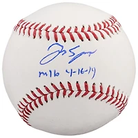 George Springer Houston Astros Autographed Baseball with MLB Debut 4/16/14 Inscription