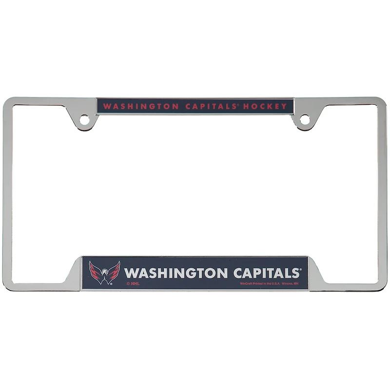 Washington Capitals WinCraft Metal License Plate Frame