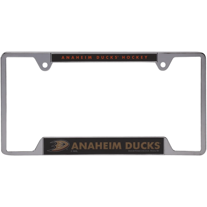 Anaheim Ducks WinCraft Metal License Plate Frame