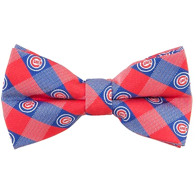 Chicago Cubs Check Bow Tie