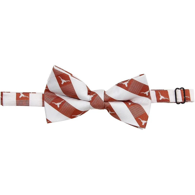 Texas Longhorns Check Bow Tie
