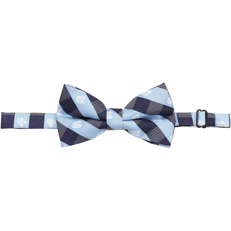 North Carolina Tar Heels Check Bow Tie