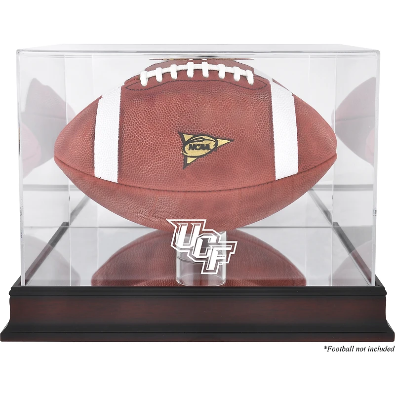 UCF Knights Mahogany Base Logo Football Case with Mirror Back