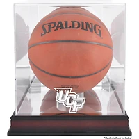 UCF Knights Mahogany Antique Finish Basketball Display Case with Mirror Back