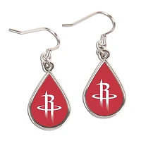WinCraft Houston Rockets Tear Drop Dangle Earrings