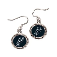 Women's San Antonio Spurs WinCraft Round Dangle Earrings