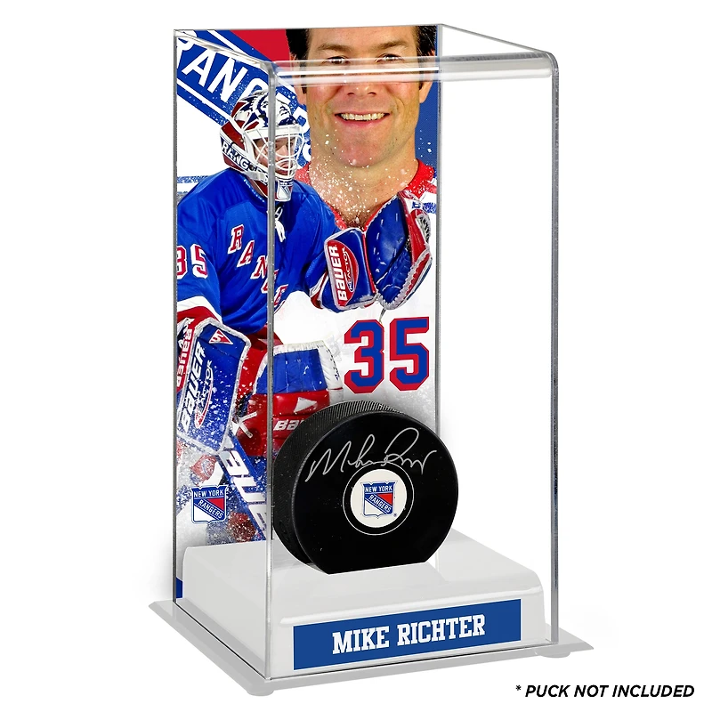Mike Richter New York Rangers Deluxe Tall Hockey Puck Case