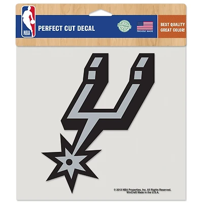WinCraft  San Antonio Spurs 8" x 8" Color Car Decal