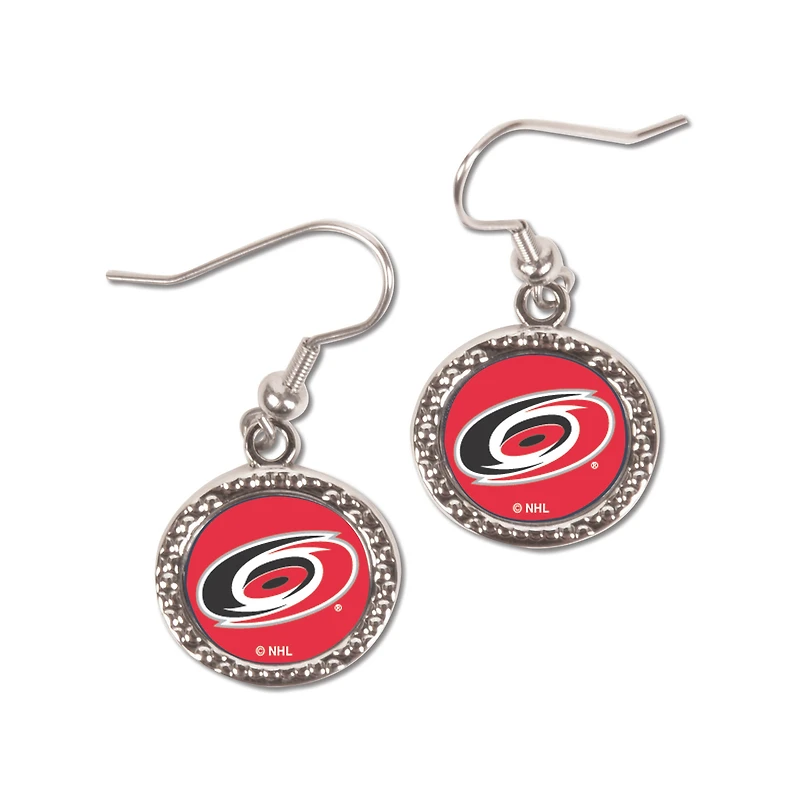 Women's Carolina Hurricanes WinCraft Round Dangle Earrings
