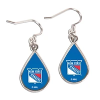 WinCraft New York Rangers Tear Drop Dangle Earrings