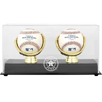 Houston Astros (2013-Present) Gold Glove Double Baseball Logo Display Case