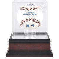 Houston Astros (2013-Present) Mahogany Baseball Logo Display Case