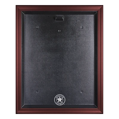Houston Astros (2013-Present) Mahogany Framed Logo Jersey Logo Display Case