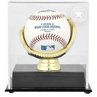 Houston Astros (2013-Present) Gold Glove Single Baseball Logo Display Case