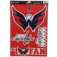 Washington Capitals WinCraft 11" x 17" Multi-Use Decal Sheet