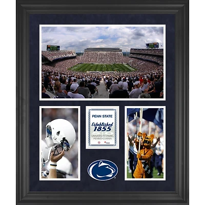 Penn State Nittany Lions Beaver Stadium Framed 20'' x 24'' 3-Opening Collage