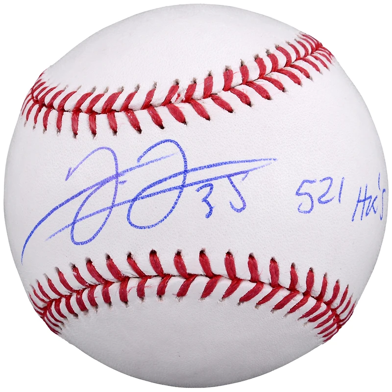 Frank Thomas Chicago White Sox Autographed Baseball with 521 HRS Inscription