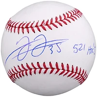 Frank Thomas Chicago White Sox Autographed Baseball with 521 HRS Inscription