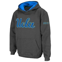 Youth Stadium Athletic Charcoal UCLA Bruins Big Logo Pullover Hoodie