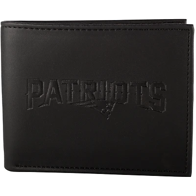 Men's Black New England Patriots Hybrid Bi-Fold Wallet