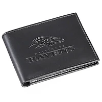 Men's Black Baltimore Ravens Hybrid Bi-Fold Wallet
