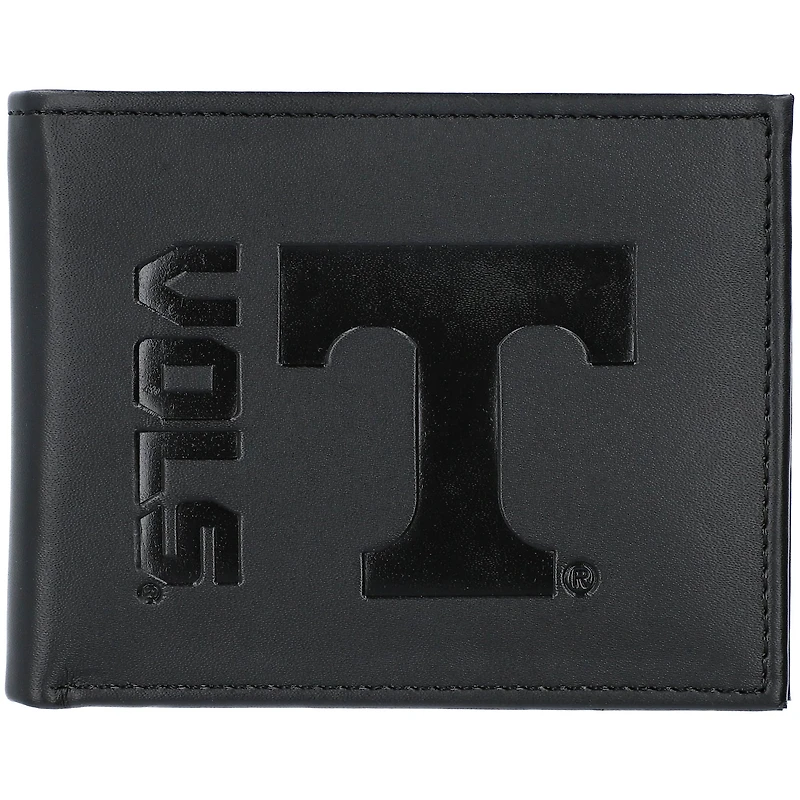 Men's Black Tennessee Volunteers Hybrid Bi-Fold Wallet
