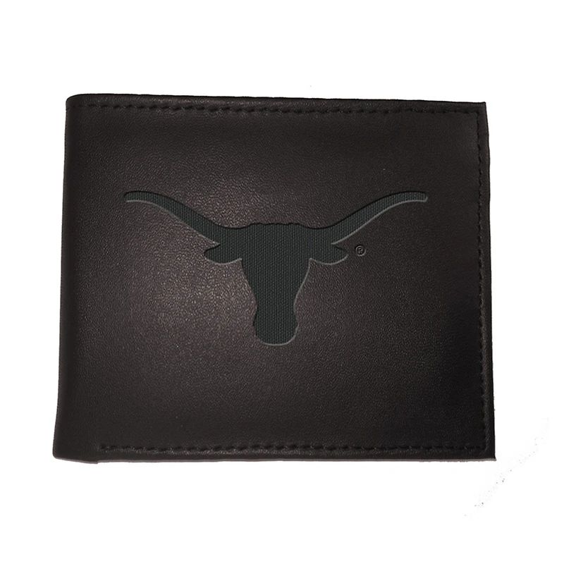 Men's Black Texas Longhorns Hybrid Bi-Fold Wallet