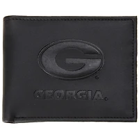 Men's Black Georgia Bulldogs Hybrid Bi-Fold Wallet