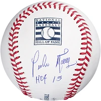 Pedro Martinez Boston Red Sox Autographed Hall of Fame Logo Baseball with "HOF 15" Inscription