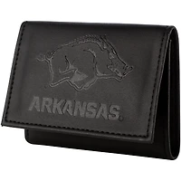 Men's Black Arkansas Razorbacks Hybrid Tri-Fold Wallet