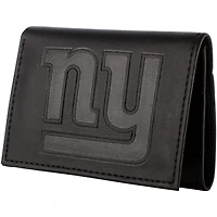 Men's Black New York Giants Hybrid Tri-Fold Wallet
