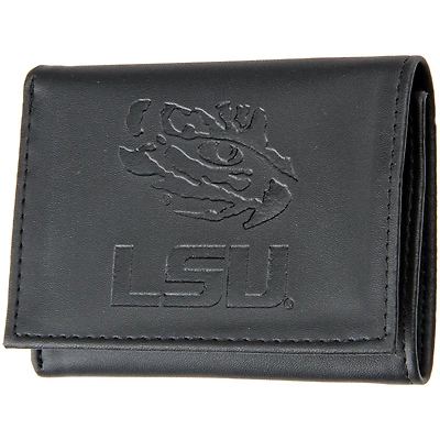 Men's Black LSU Tigers Hybrid Tri-Fold Wallet