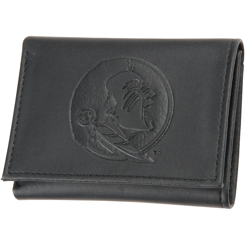 Men's Black Florida State Seminoles Hybrid Tri-Fold Wallet