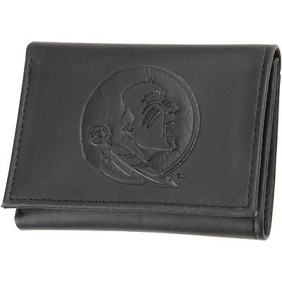 Men's Black Florida State Seminoles Hybrid Tri-Fold Wallet