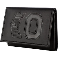 Men's Black Ohio State Buckeyes Hybrid Tri-Fold Wallet