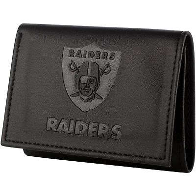 Men's Black Las Vegas Raiders Hybrid Tri-Fold Wallet
